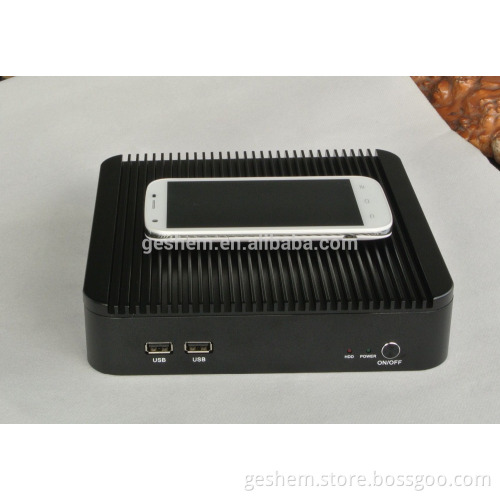 Desktop Type embedded computer Support all sizes LCD monitor Type fanless mini pc